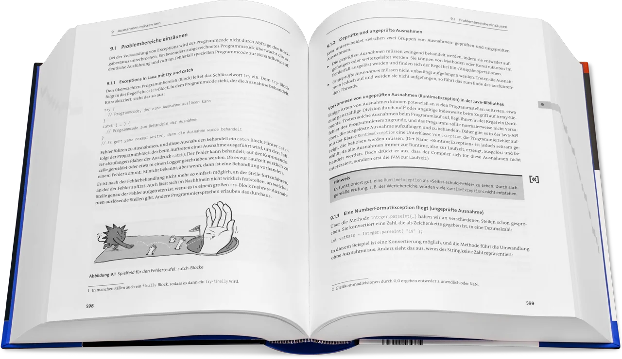 Blick ins Buch: Java ist auch eine Insel