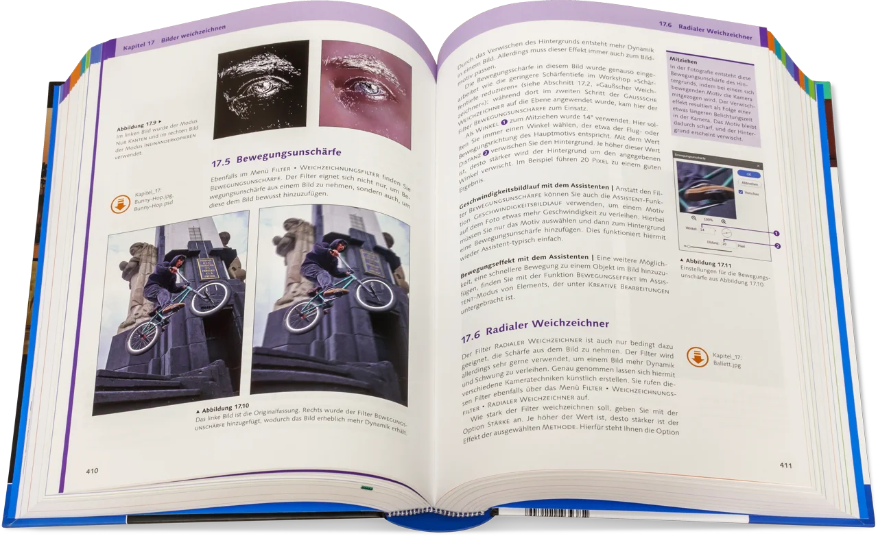 Blick ins Buch: Photoshop Elements 2026 - Das umfassende Handbuch