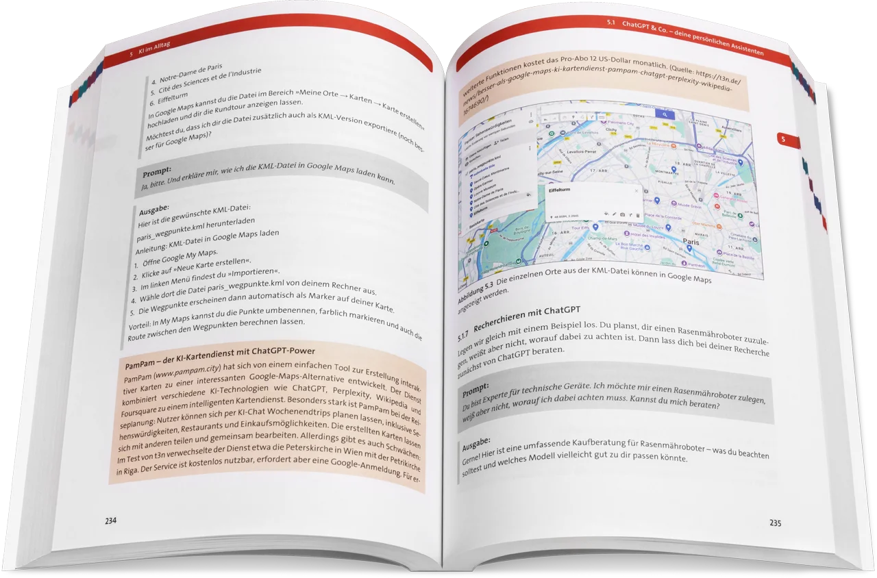 Blick ins Buch: ChatGPT & Co. - Wie du KI richtig nutzt