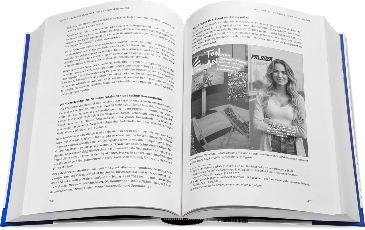 Blick ins Buch: Content Creation mit KI