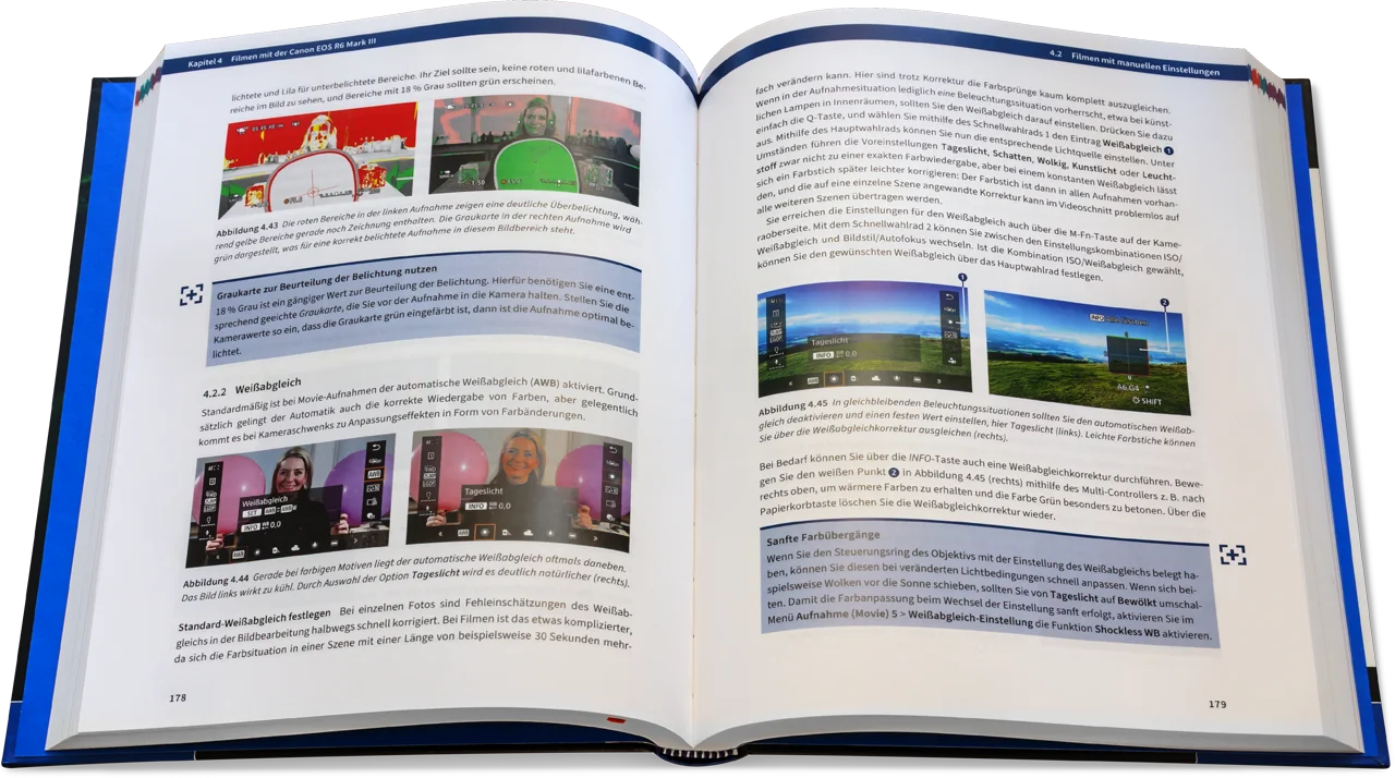 Blick ins Buch: Canon EOS R6 - Mark III Das Handbuch zur Kamera