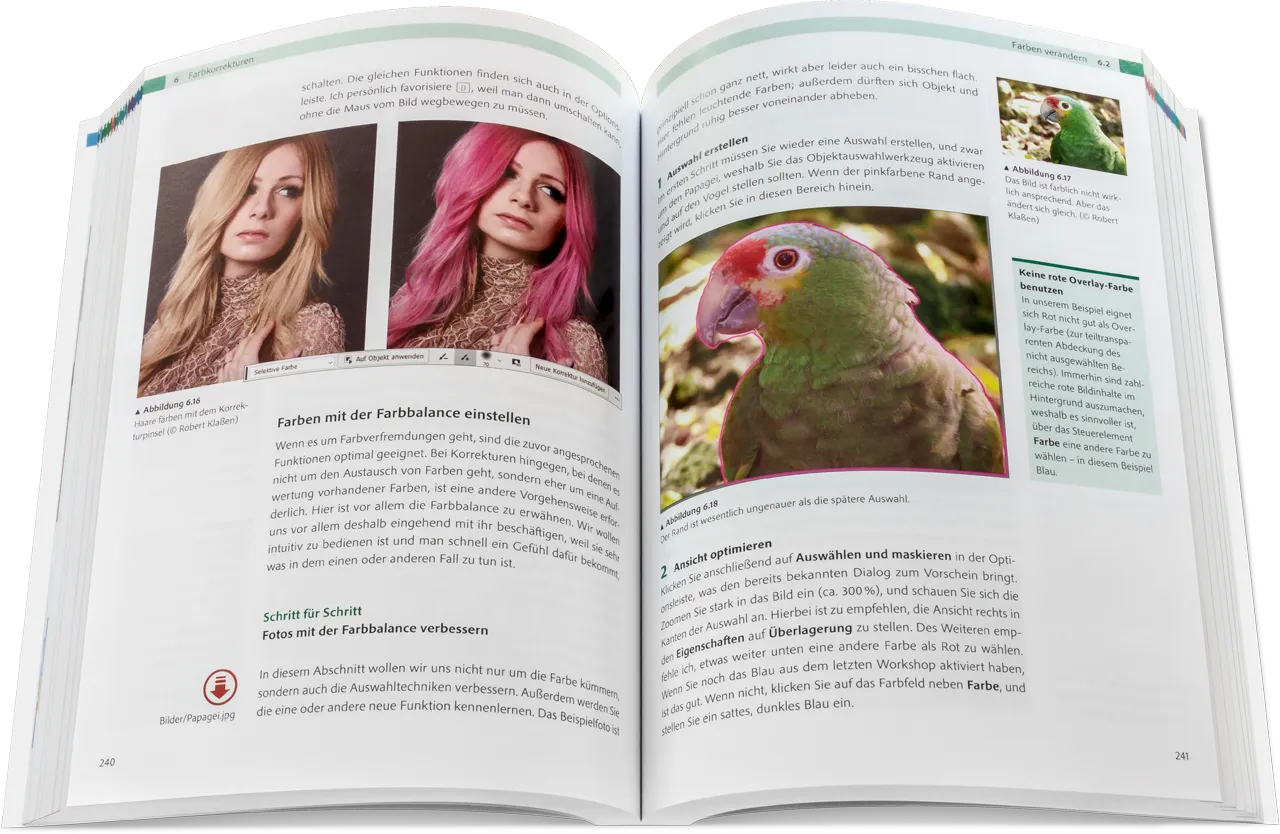 Blick ins Buch: Adobe Photoshop - Der professionelle Einstieg