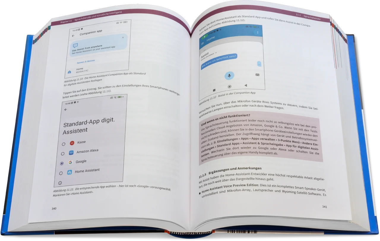Blick ins Buch: Home Assistant - Das umfassende Handbuch