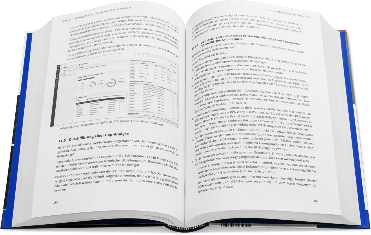 Blick ins Buch: IT Service Continuity Management