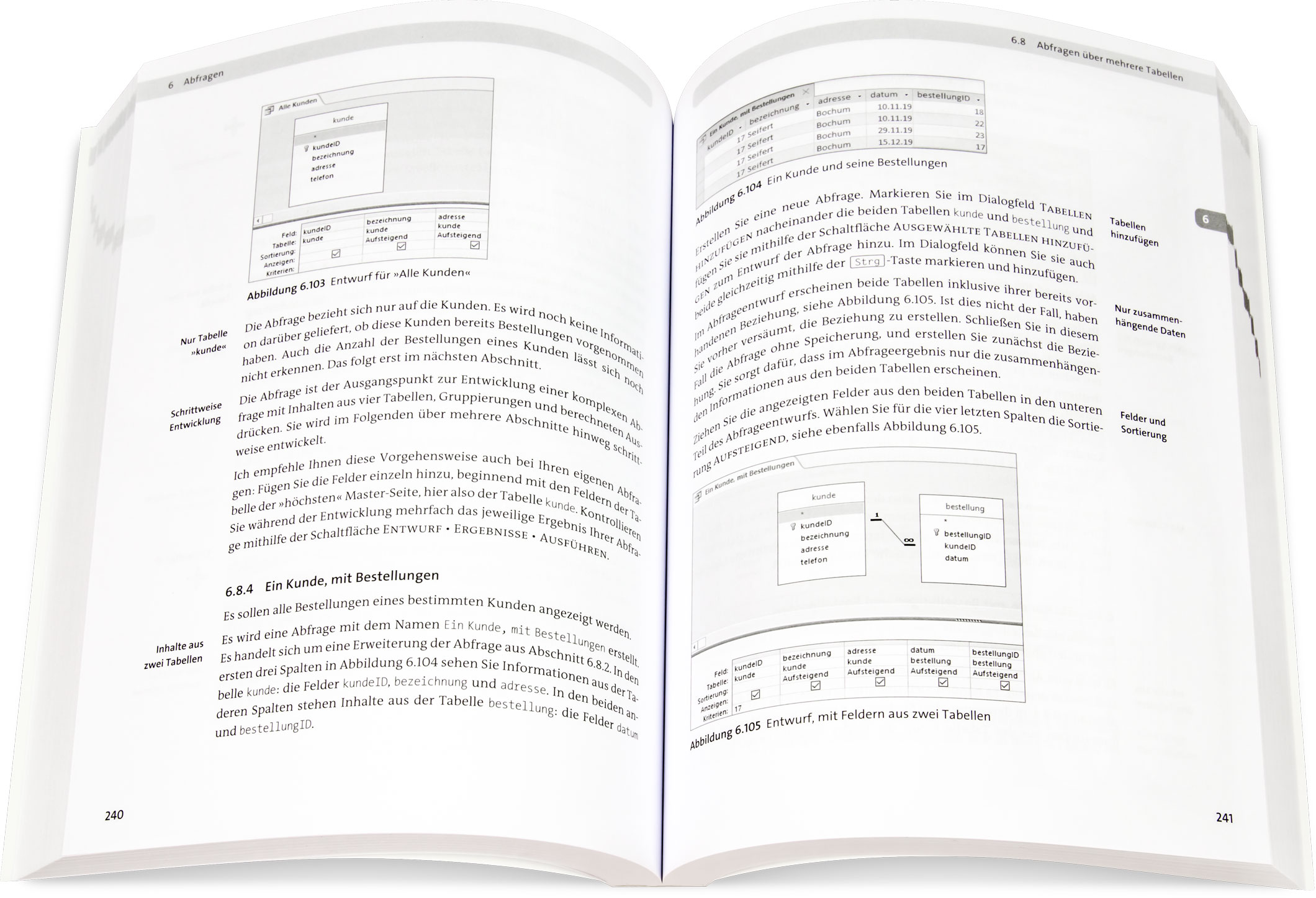 Blick ins Buch: Microsoft Access für Einsteiger