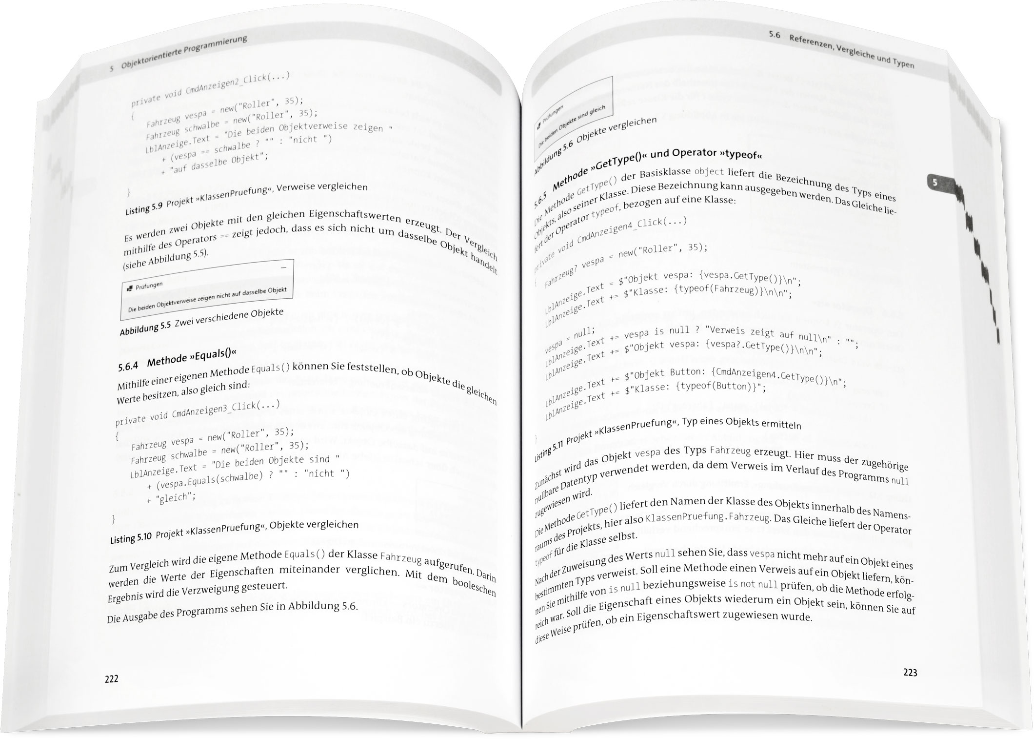 Blick ins Buch: Einstieg in C# mit Visual Studio 2022