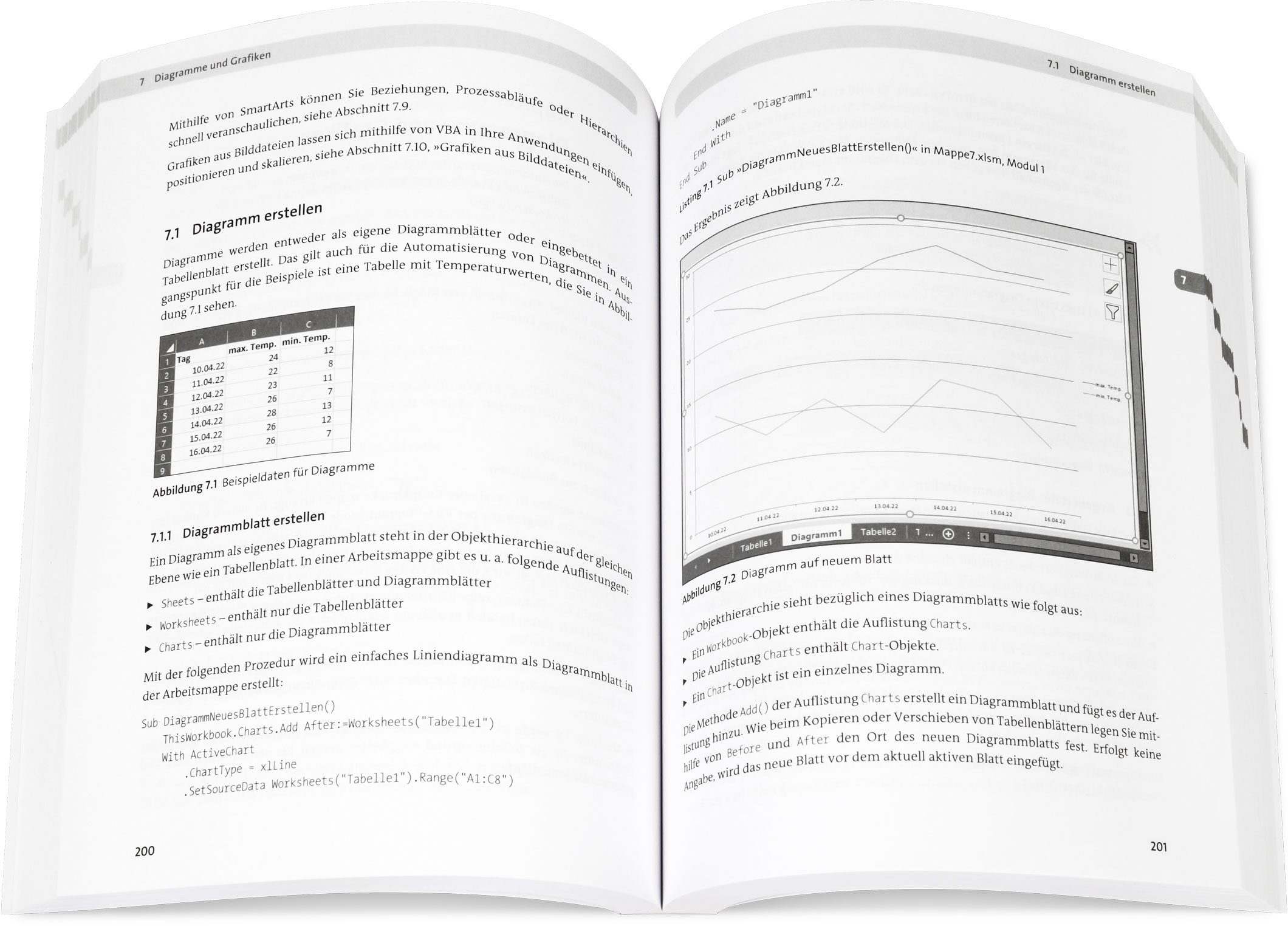 Blick ins Buch: Einstieg in VBA mit Excel