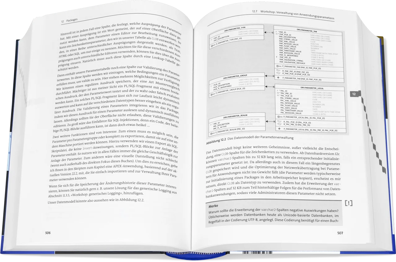 Blick ins Buch: Oracle PL/SQL - Das umfassende Handbuch