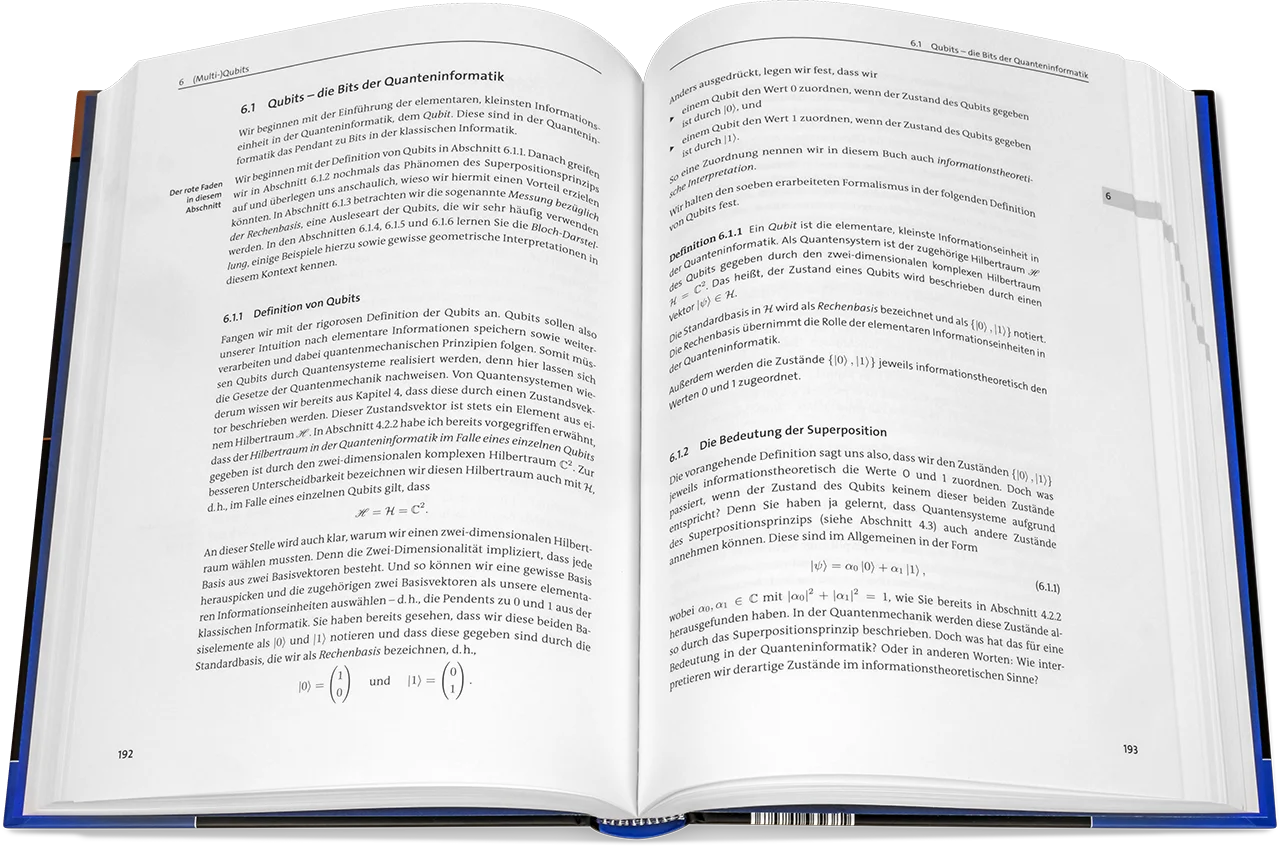Blick ins Buch: Quantencomputing - Grundlagen, Algorithmen, Anwendung