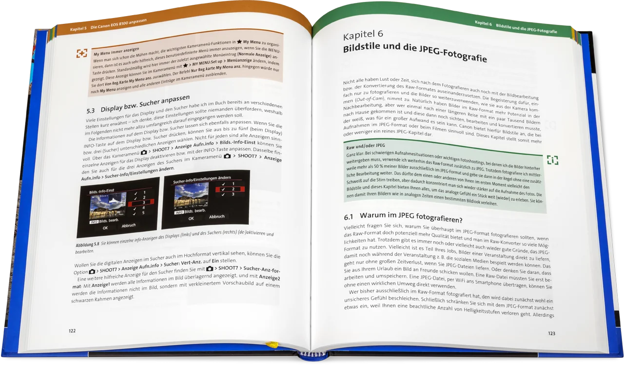 Blick ins Buch: Canon EOS R100 - Das Handbuch zur Kamera