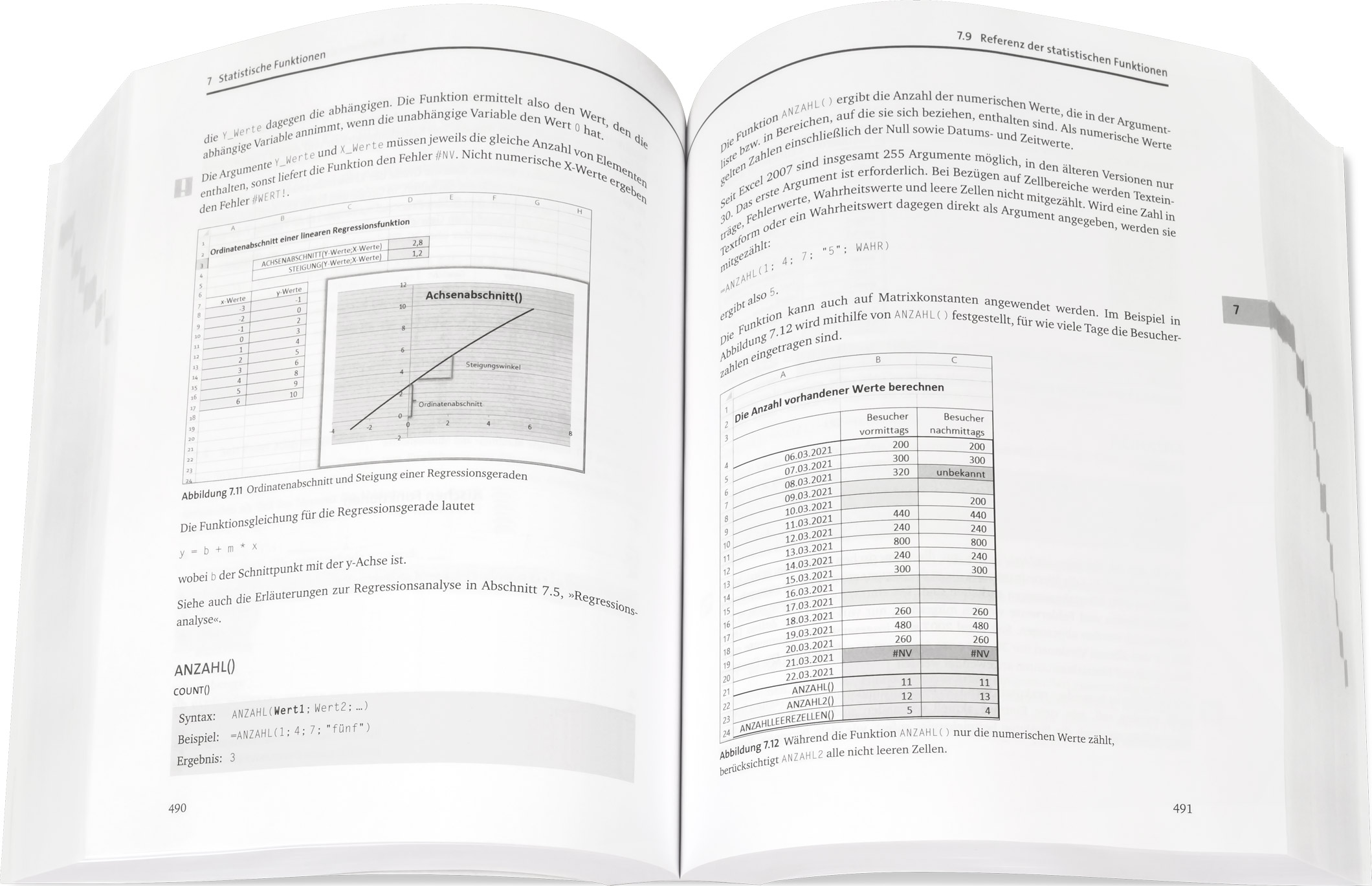 Blick ins Buch: Excel - Formeln und Funktionen