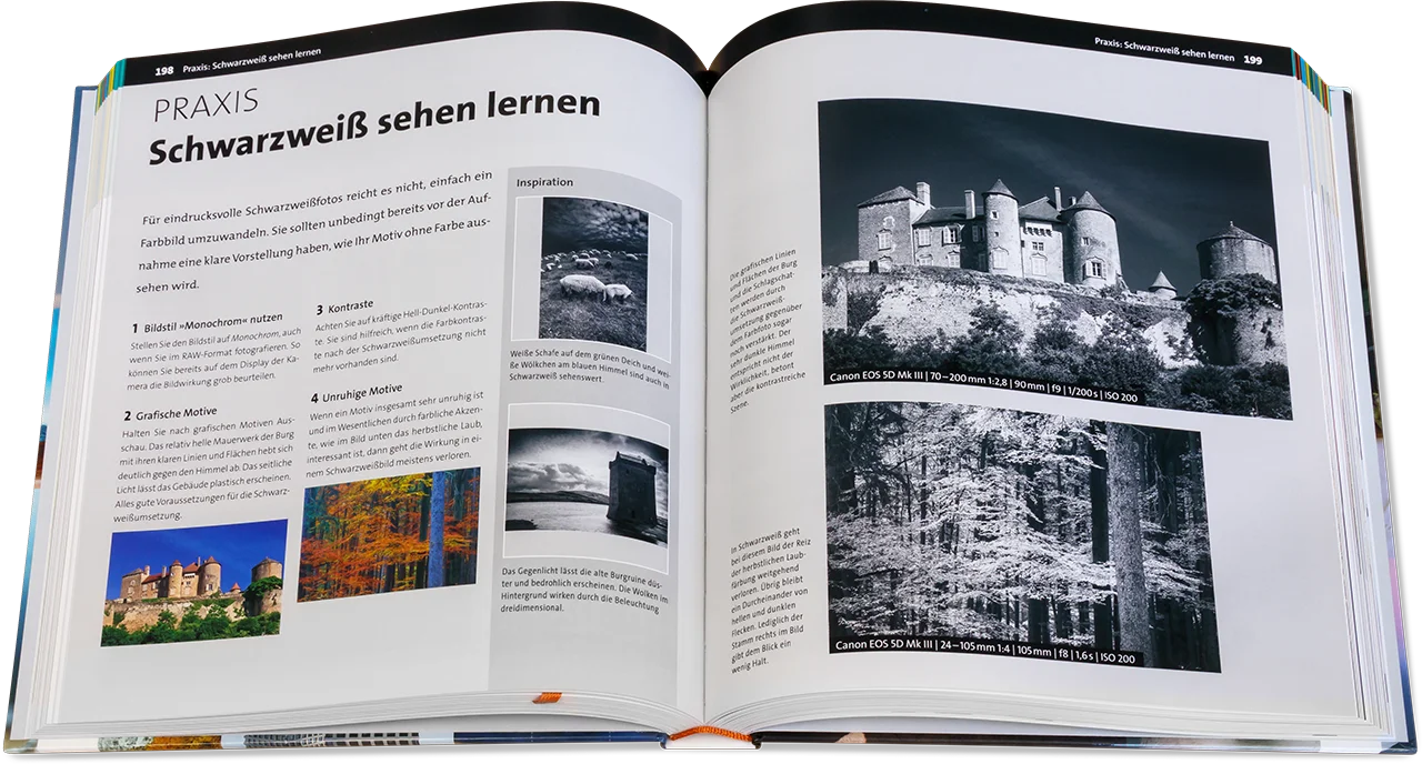 Blick ins Buch: Fotografieren lernen von A bis Z