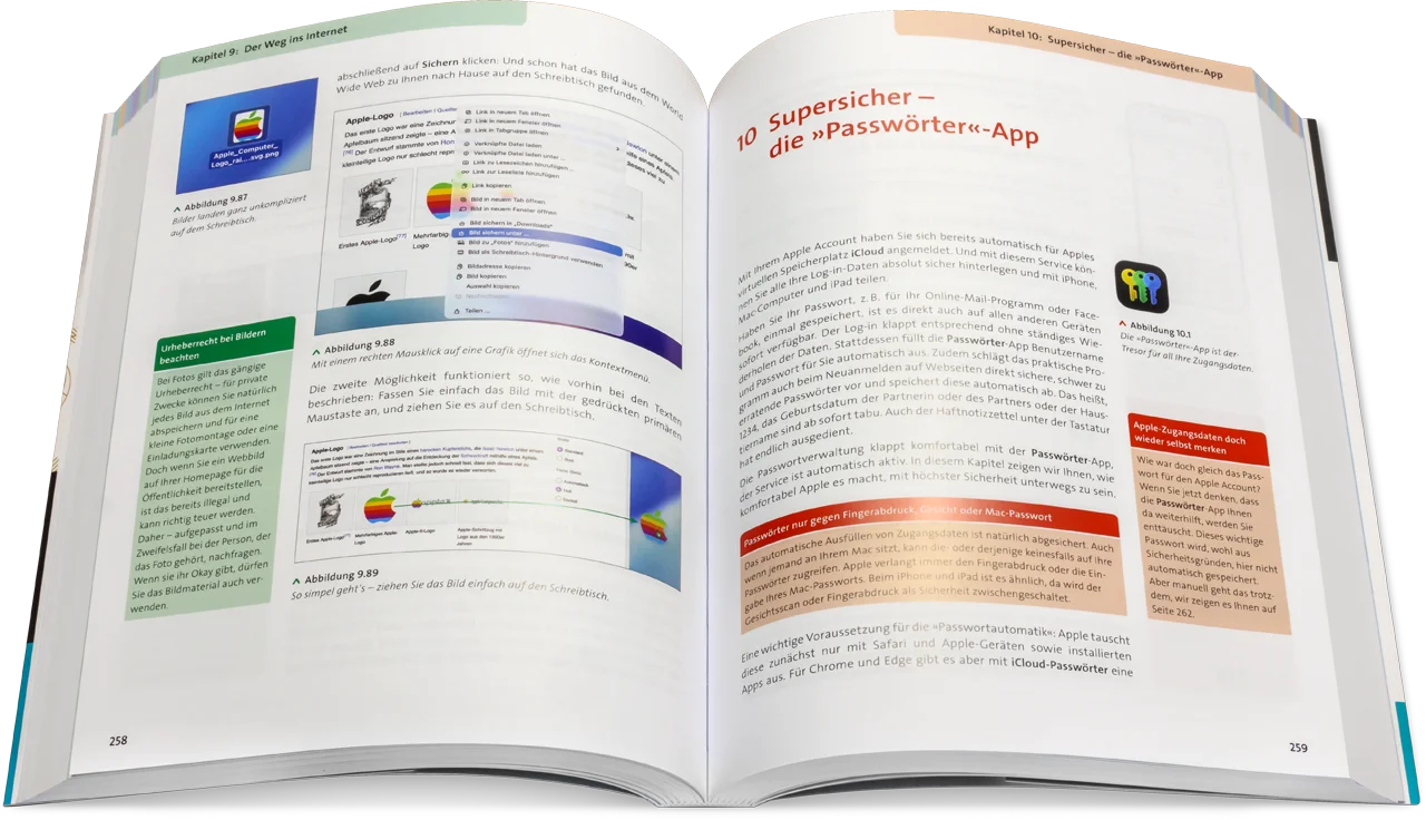 Blick ins Buch: Das große Mac-Buch für Einsteiger und Umsteiger
