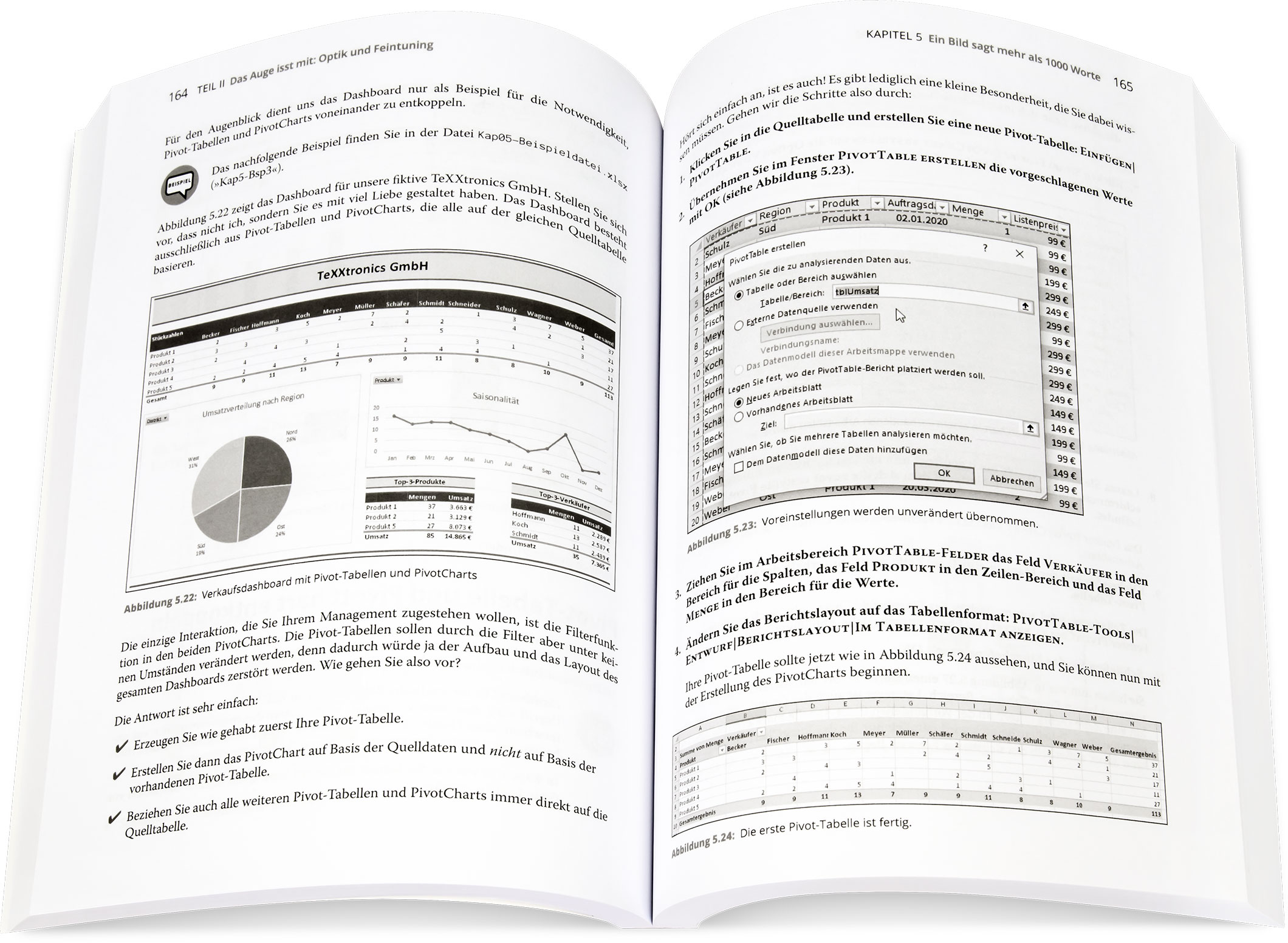 Blick ins Buch: Excel Pivot-Tabellen für Dummies
