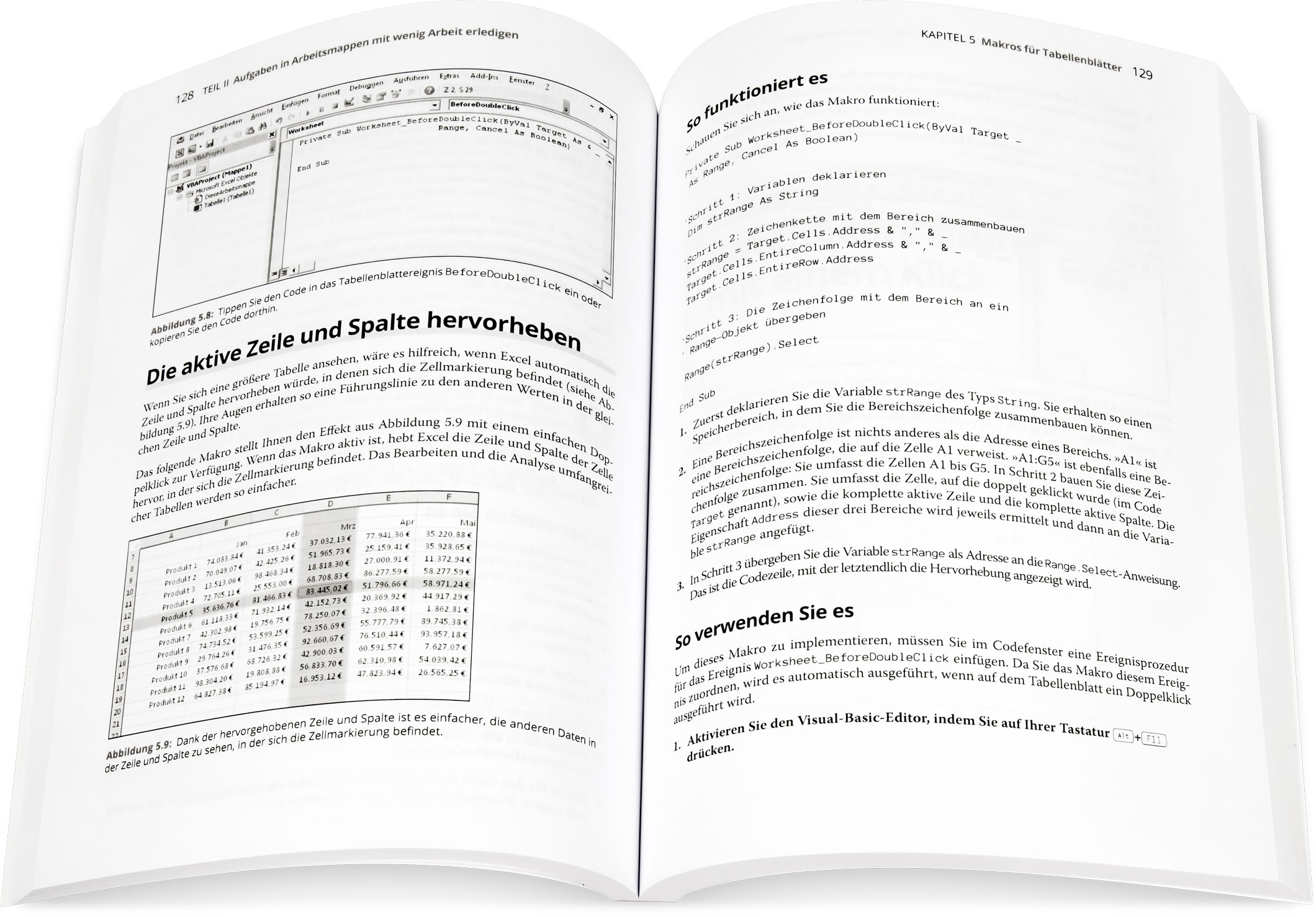 Blick ins Buch: Excel Makros für Dummies