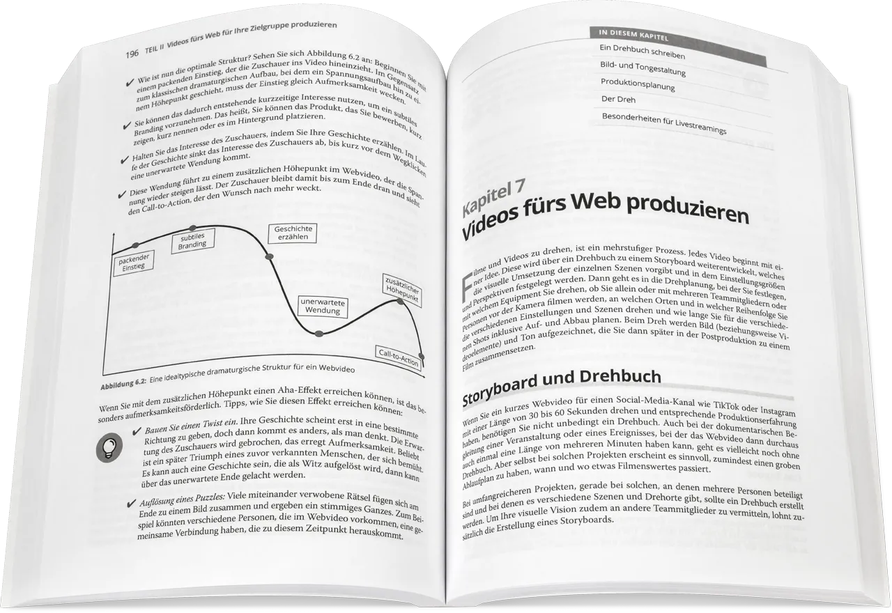 Blick ins Buch: Wirkungsvolle Videos fürs Web für Dummies