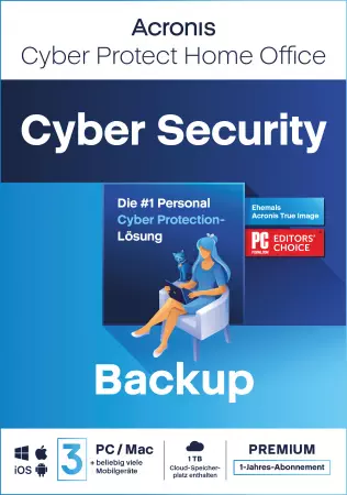 Cyber Protect Home Office Premium  3 Geräte  1 Jahr