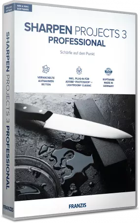 FRANZIS SHARPEN projects 3 Professional