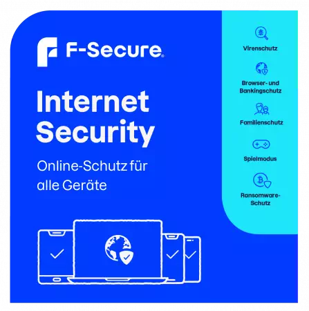 F-Secure INTERNET SECURITY - Online-Schutz für alle Geräte