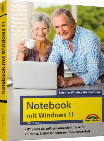 Notebook mit Windows 11