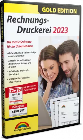 Rechnungs-Druckerei 2023 - Gold Edition