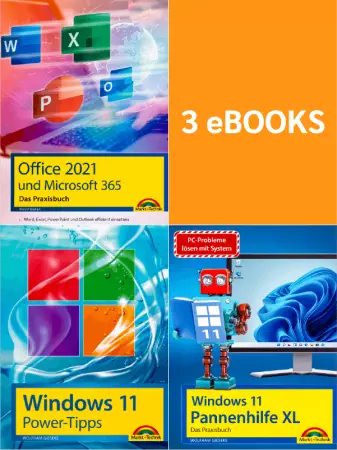 Windows 11 und Office - 3 eBooks