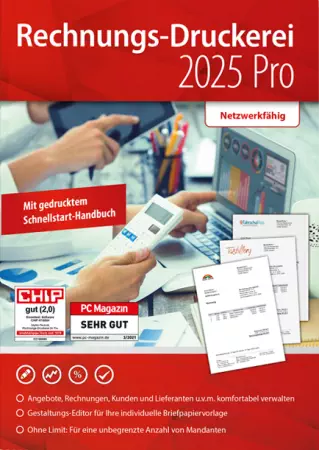 Rechnungs-Druckerei 2025 Pro