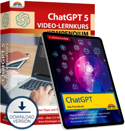 ChatGPT: Video-Lernkurs + Praxisbuch