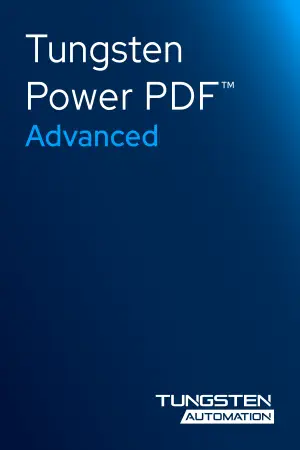 Cover zu Tungsten Power PDF Advanced