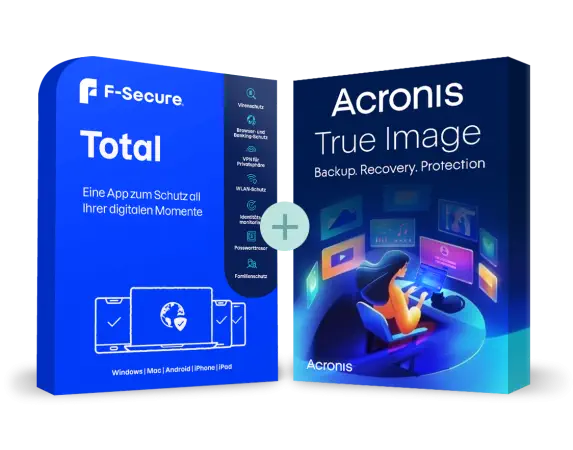 Sorglos Plus Bundle mit F-Secure Total und Acronis True Image Essentials