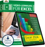 Excel: Video-Lernkurs + Buch Excel 2024 - Das Kompendium
