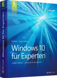 Windows 10 für Experten inkl. E-Book