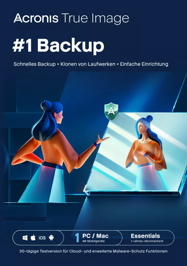 True Image Essentials 1 PC/Mac 3 Jahre