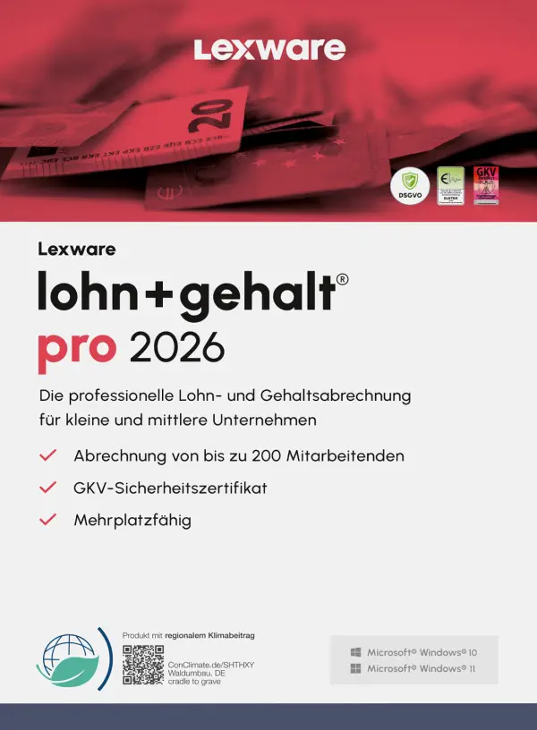 lohn+gehalt pro 2026 Jahresversion