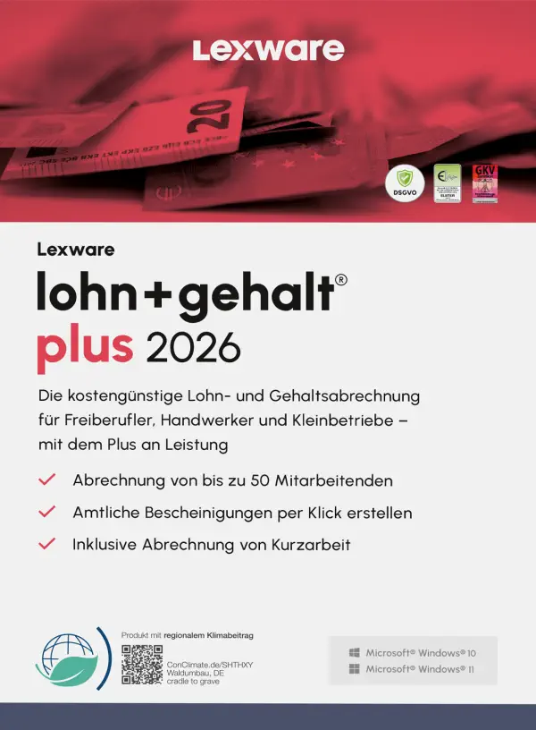 lohn+gehalt plus 2026 Jahresversion