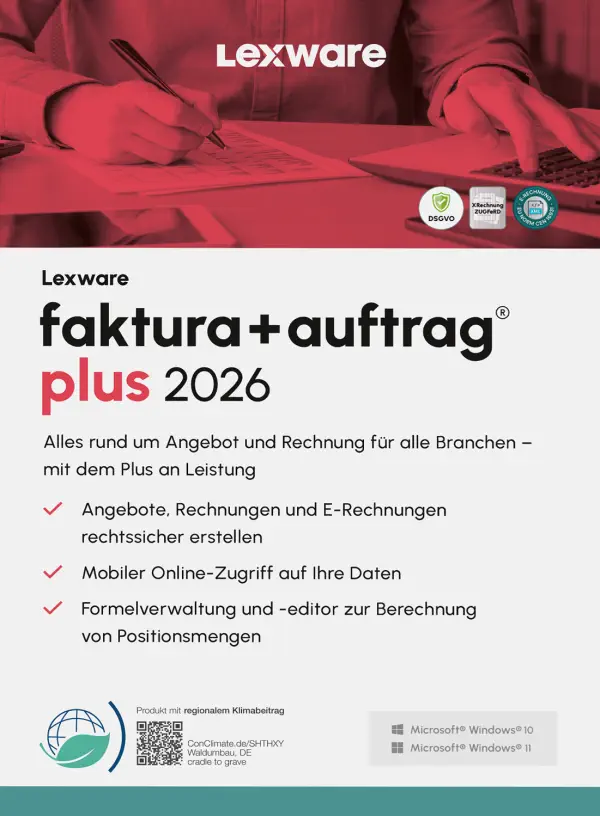 faktura+auftrag plus 2026 Jahreslizenz