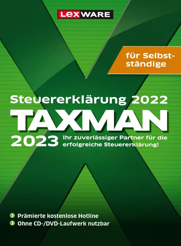 TAXMAN 2023 für Selbständige