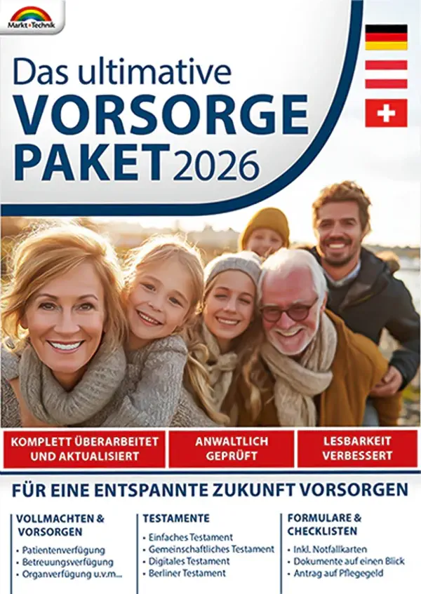 Das ultimative Vorsorge Paket 2026