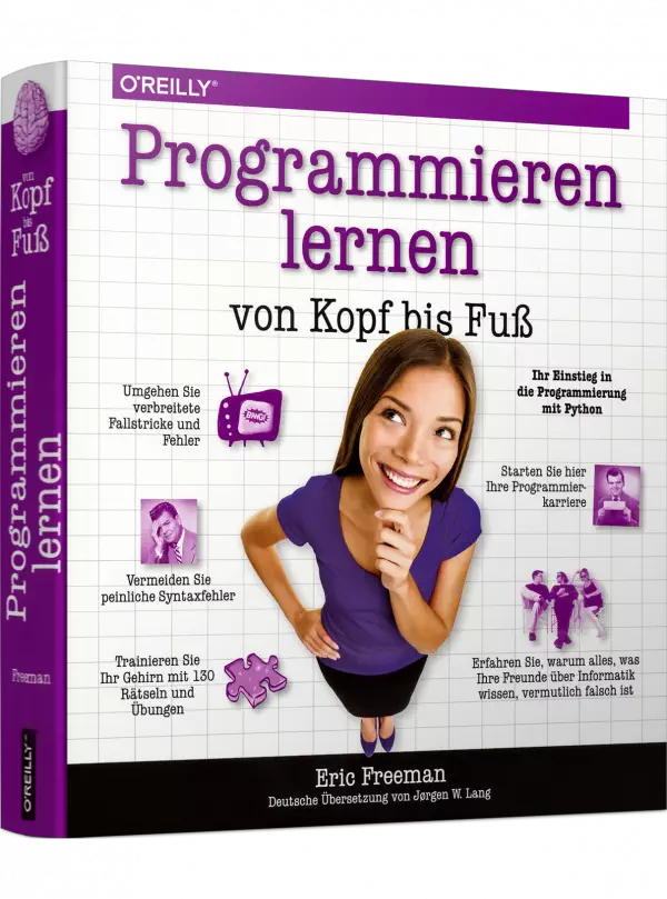 Programmieren lernen von Kopf bis Fuß