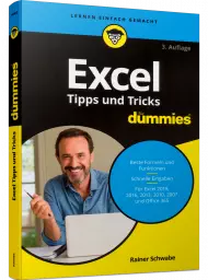 Excel Tipps und Tricks für Dummies, ISBN: 978-3-527-71669-2, Best.Nr. WL-71669, erschienen 10/2019, € 9,99