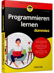 Programmieren lernen für Dummies, ISBN: 978-3-527-71851-1, Best.Nr. WL-71851, erschienen 07/2021, € 20,00