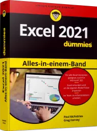 Excel 2021 Alles-in-einem-Band für Dummies, ISBN: 978-3-527-71947-1, Best.Nr. WL-71947, erschienen 04/2022, € 25,00