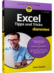 Excel Tipps und Tricks für Dummies, ISBN: 978-3-527-71969-3, Best.Nr. WL-71969, erschienen 02/2022, € 9,99