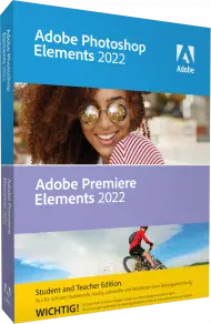 Photoshop & Premiere Elements 2022 Student & Teacher für Win/Mac, EAN: 5051254658962, Best.Nr. AD-318803, erschienen 10/2021, € 99,95