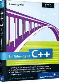 Einführung in C++, ISBN: 978-3-8362-2677-6, Best.Nr. GP-2677, erschienen 11/2014, € 24,90