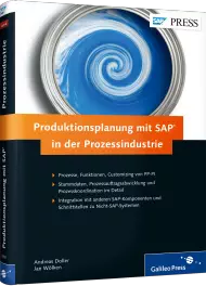 Produktionsplanung mit SAP in der Prozessindustrie, ISBN: 978-3-8362-2892-3, Best.Nr. GP-2892, erschienen 01/2015, € 69,90