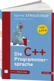 Die C++-Programmiersprache, ISBN: 978-3-446-43961-0, Best.Nr. HA-43961, erschienen 04/2015, € 49,99