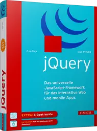 jQuery, ISBN: 978-3-446-45558-0, Best.Nr. HA-45558, erschienen 05/2018, € 38,00