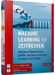 Machine Learning für Zeitreihen, ISBN: 978-3-446-46726-2, Best.Nr. HA-46726, erschienen 01/2021, € 39,99