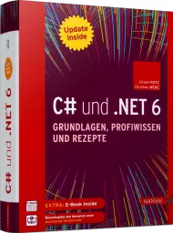 C# und .NET 6, ISBN: 978-3-446-46930-3, Best.Nr. HA-46930, erschienen 04/2022, € 49,99